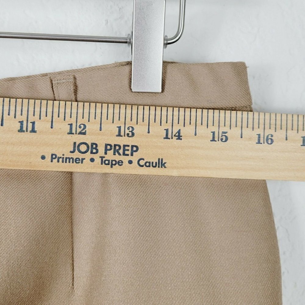 Pendleton Womens Suit Pants Tan Size 10 All Season Wool Flat Front Career Office - Picture 7 of 12